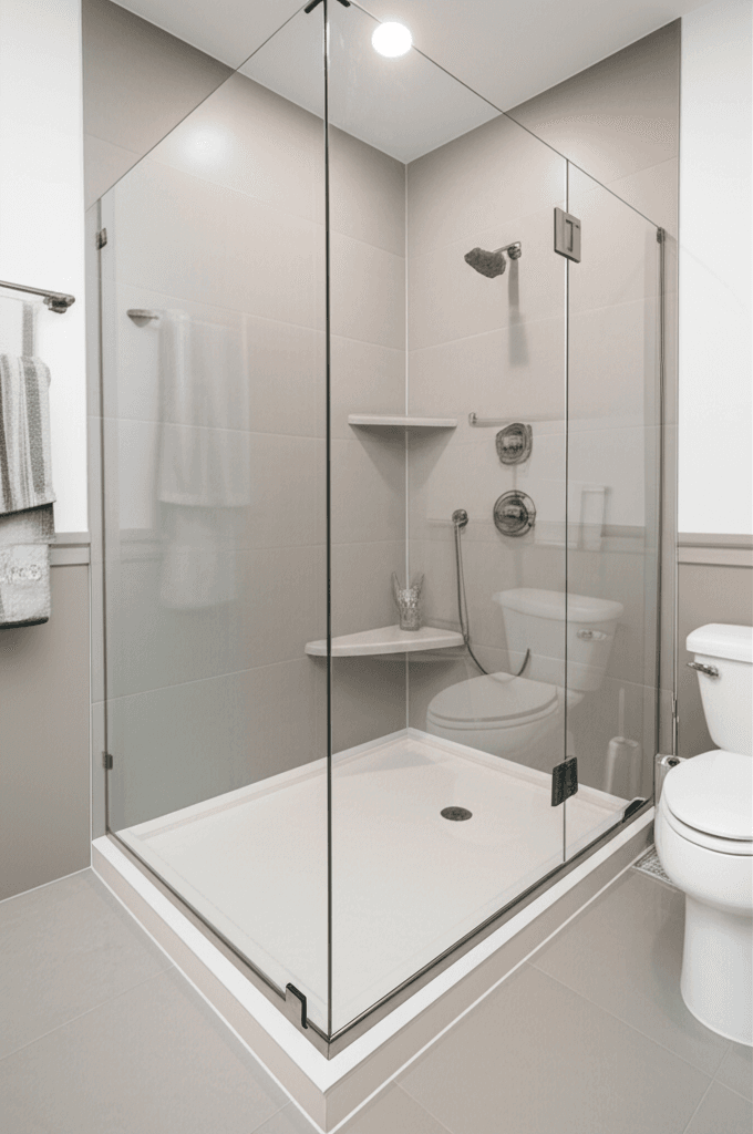 Tub-to-Shower Conversion